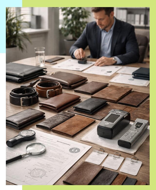 Сертификация кожаных изделий в Норильске от 12462 р. | Алешин-Нрл