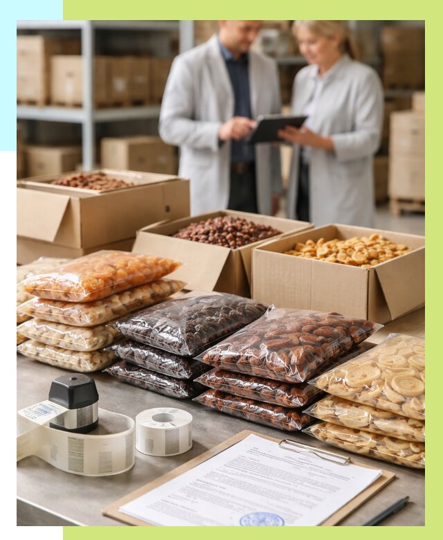 Сертификация сухофруктов в Норильске от 12462 р. | Алешин-Нрл под ключ