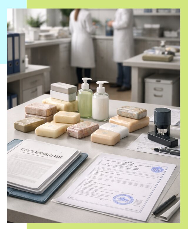 Сертификация мыла и сертификат на мыло в Норильске от 12462 | Алешин-Нрл