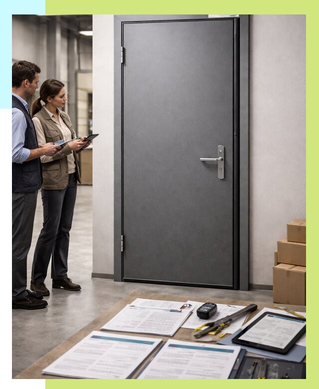 Сертификация противопожарных дверей в Норильске от 9347 р. | Алешин-Нрл