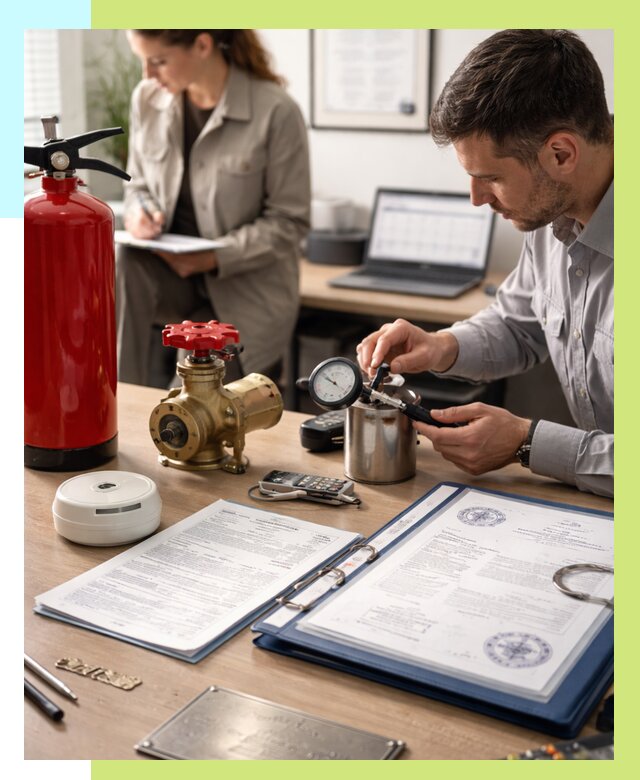 Сертификация пожарного оборудования в Норильске от 15578 р.|Алешин-Нрл