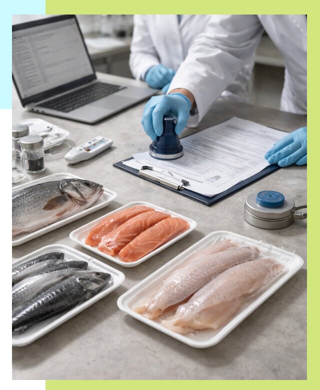 Сертификация рыбы и сертификат в Норильске от 15578 р. | Алешин-Нрл