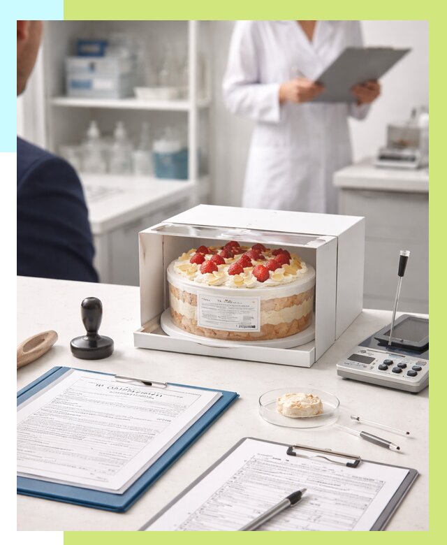 Сертификация тортов в Норильске от 9347 р. заказать | Алешин-Нрл