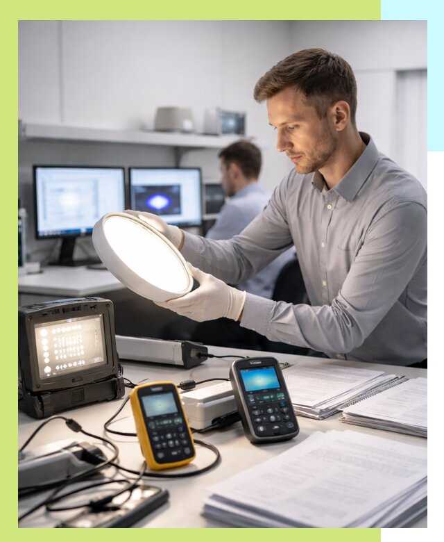 Сертификация светильников в Норильске: испытания и оформление