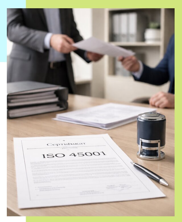 Сертификат ISO 45001 в Норильске под ключ от 46733 р. | Алешин-Нрл