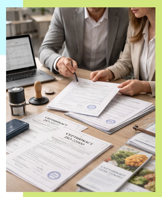 Сертификат ISO 22000 в Норильске от 41540 р. под ключ | Алешин-Нрл