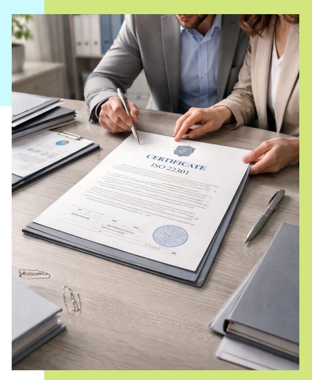 Сертификат ISO 22301 в Норильске от 46733 р. | Алешин-Нрл срочно